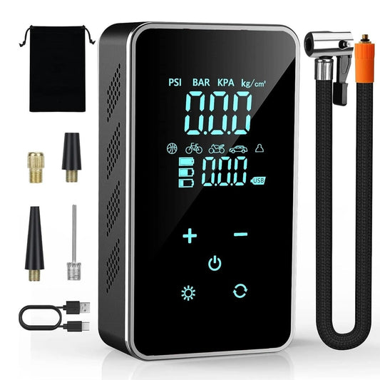 Electric Tire Pump with Touch Screen
