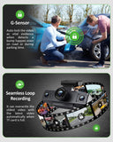 3 Channel Camera Car Cam with Parking Monitor