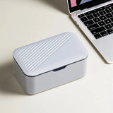 Tissue Box with Wooden Lid