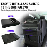 Car Armrest Pillow with Cup Holder and Phone Holder