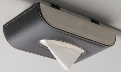 Elevate Your Car's Style with the Leather Car Tissue Box