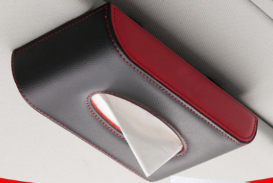Elevate Your Car's Style with the Leather Car Tissue Box