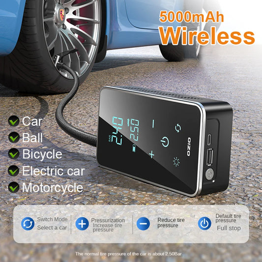 Electric Tire Pump with Touch Screen